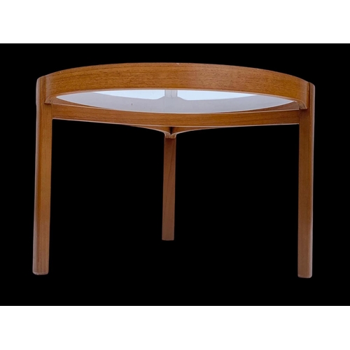 814 - A teak “Trinity” table by Nathan. Mid century. Circa 1970. 81 x 81 x 51cm.