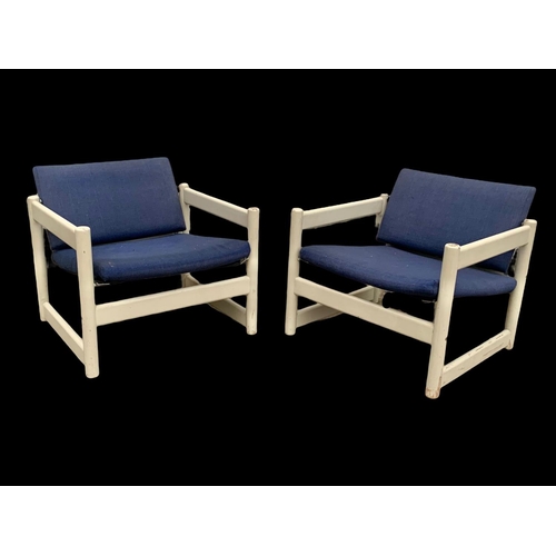 962 - A pair of vintage “Campus” armchairs designed by John Morton for Lupton Morton. Habitat. Circa 1960’... 