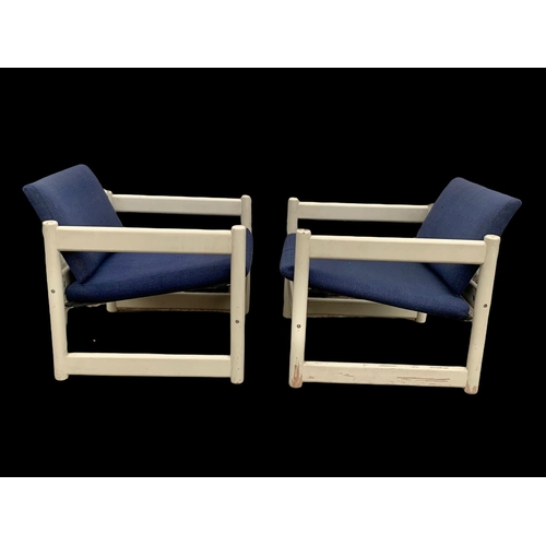 962 - A pair of vintage “Campus” armchairs designed by John Morton for Lupton Morton. Habitat. Circa 1960’... 