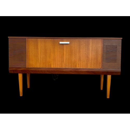 970 - A teak radiogram by Alba. 116 x 33 x 64cm.