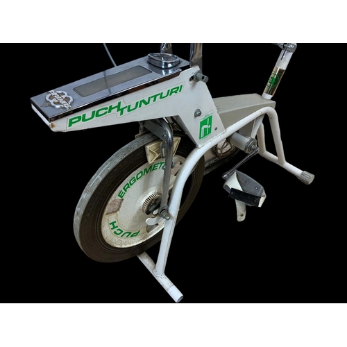 208 - A vintage Puch Tunturi exercise bike.