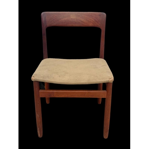 834 - A Danish teak chair designed by Johannes Norgaard for Norgaard Mobelfabrik. Mid century Denmark. Cir... 