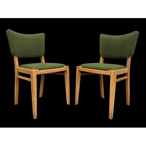 910 - A set of 4 G-Plan Brandon oak chairs. E. Gomme. Mid century. Circa 1950.