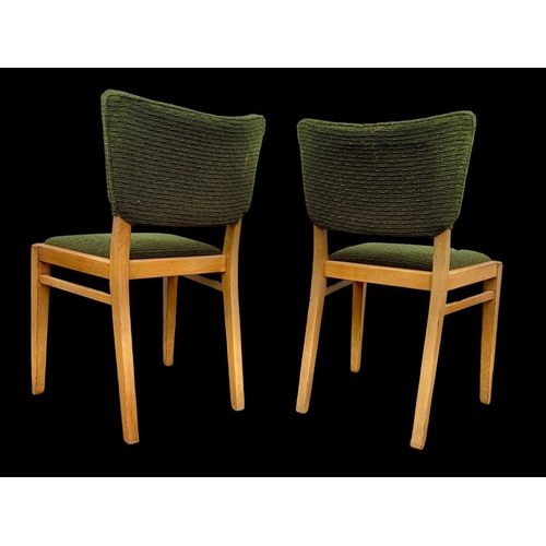 910 - A set of 4 G-Plan Brandon oak chairs. E. Gomme. Mid century. Circa 1950.