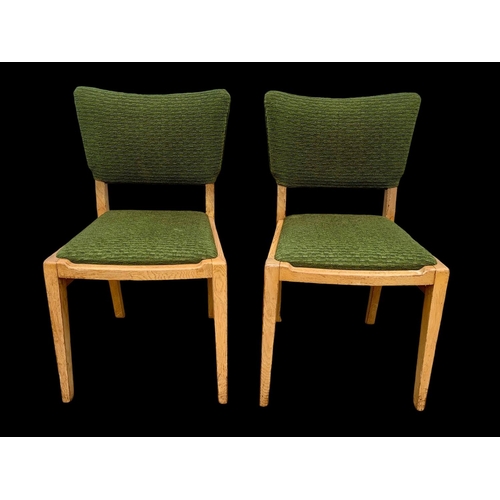 910 - A set of 4 G-Plan Brandon oak chairs. E. Gomme. Mid century. Circa 1950.