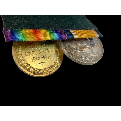 160 - 2 WWI War Medal and a Victory Medal. 5th Battalion Royal Irish Fusiliers.