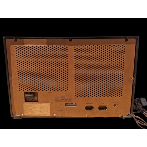 232 - Vintage Philips radio, circa 1950, 52x21x34.5cm