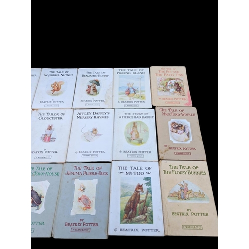 268 - A collection of vintage Beatrix Potter children's famous story books