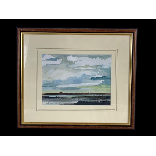 277 - A watercolour painting by V. Magowan. 37.5 x 32cm including frame.