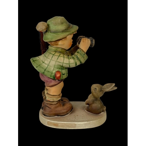 578 - A vintage M. J. Hummel Goebel figure “Good Hunting” number 307. 1955. 10 x 13.5cm