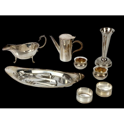 589 - A large quantity of silver plate.