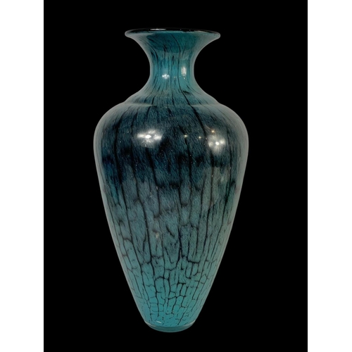 618 - A large vintage Art Glass vase. 50cm