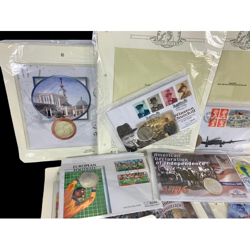 705 - A collection of coin sets, crowns and First Day Covers etc.