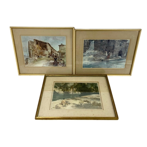 353 - 3 early 20th century prints of William Russell paintings. 47cm.