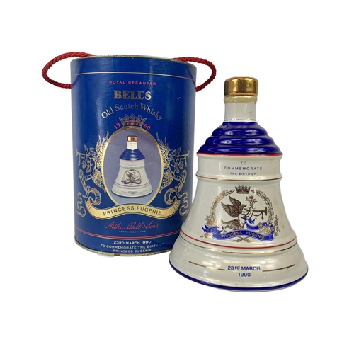 154b - An unopened Bell’s Old Scotch Whisky 75cl. Royal Decanter. 1990. To Commemorate The Birth Of Princes... 