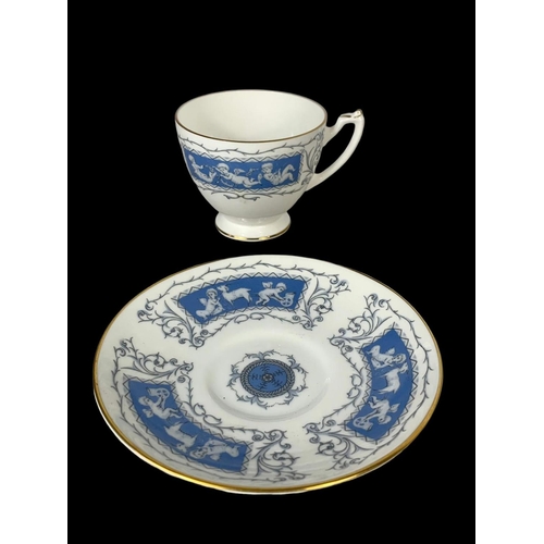 637 - A 21 piece Coalport “Revelry” tea set