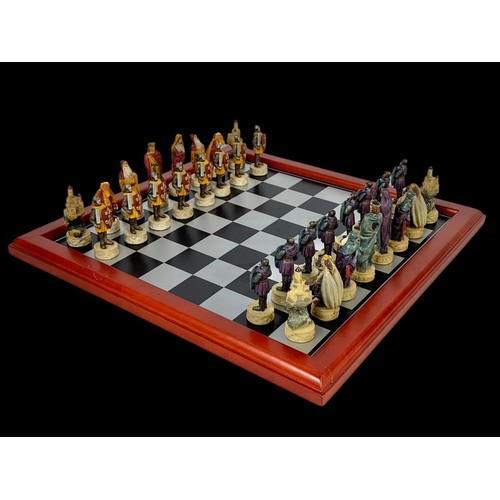 310a - A chessboard. Board measures 39.5cm