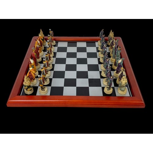 310a - A chessboard. Board measures 39.5cm