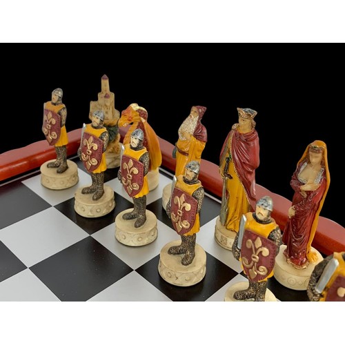 310a - A chessboard. Board measures 39.5cm