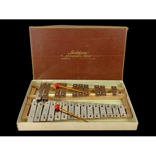 733 - A vintage Golden xylophone.