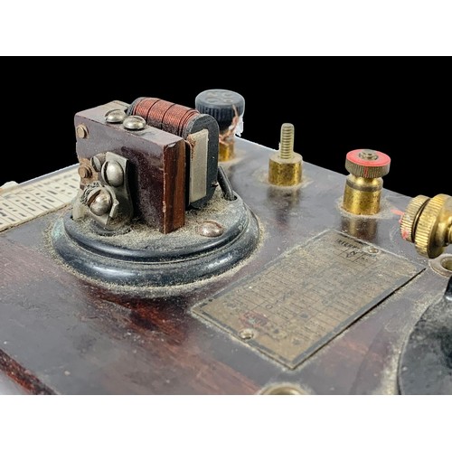 306g - An early 20th century Morse Code Telegraph Key. 17.5cm