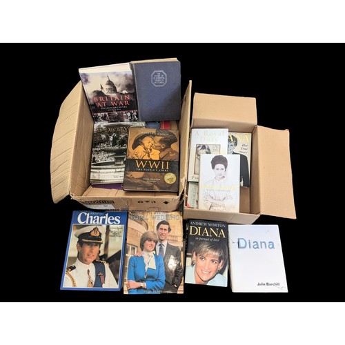 760 - Quantity of books on Diana, World War II, etc.