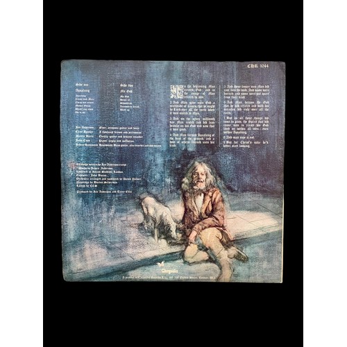 141d - 3 Jetho Tull records, 1 signed. Minstrel in the Gallery, Aqualung, Songs from the Wood.