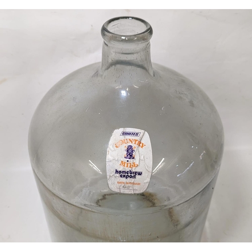 291 - Large vintage carboy. 30x49.5cm