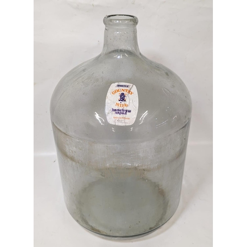 291 - Large vintage carboy. 30x49.5cm