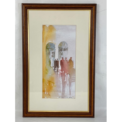 20 - A watercolour by Dennis Orme-Shaw, 38.5cm x 60cm including frame