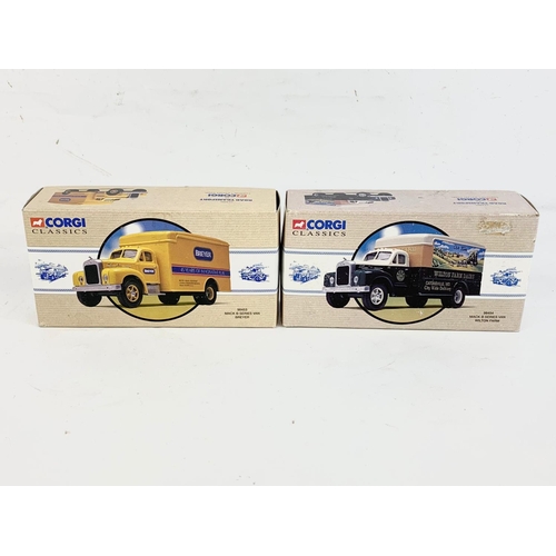 203 - 2 Corgi model trucks.