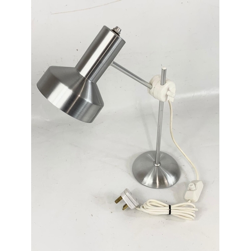 238 - 1970 brush steel Mac lamp, Terence Conran