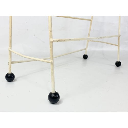 241 - Mid century metal rack, 60cm x 46cm