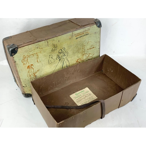 268 - An old dress box from the 1930's - 50's.  61x36cm