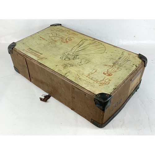 268 - An old dress box from the 1930's - 50's.  61x36cm