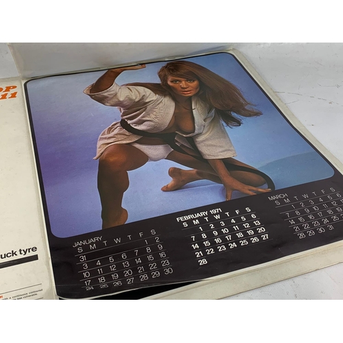 277 - A Dunlop calendar, 1971