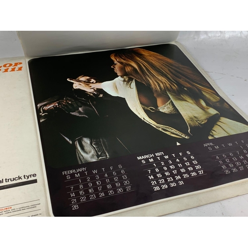 277 - A Dunlop calendar, 1971