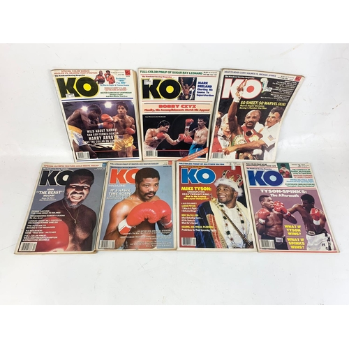 309 - A quantity of vintage KO boxing magazines