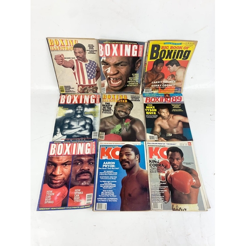 310 - A quantity of vintage boxing magazines