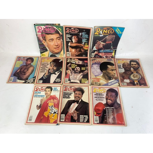 311 - A quantity of vintage Ring boxing magazines