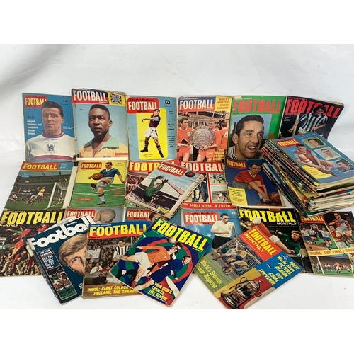 315 - A quantity of vintage football magazines from 60's and 70's.