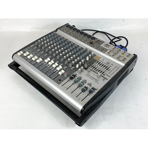 319 - A phonic powerpod 1860 II powered mixer.