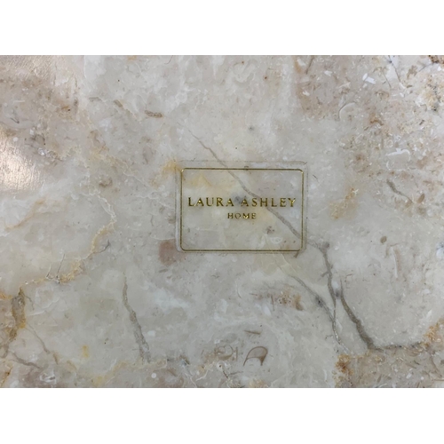 32 - A pair of marble  Laura Ashley comports, 25cm x 13cm