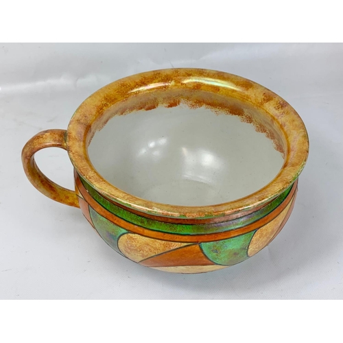 392 - A Charlotte Rhead 1930's pot with handle for Burleigh Ware.