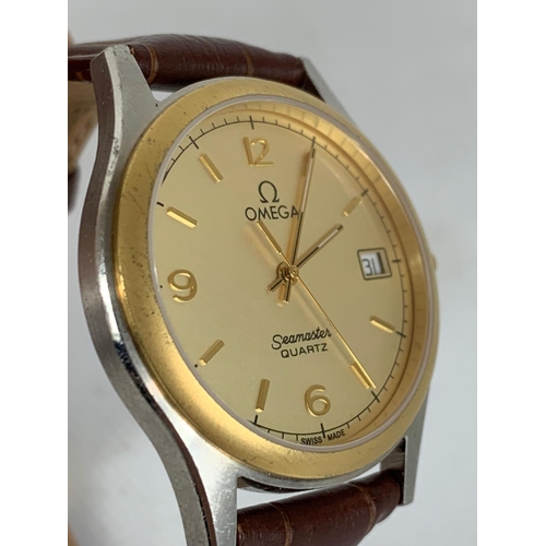 701 - Omega Quartz Seamaster watch