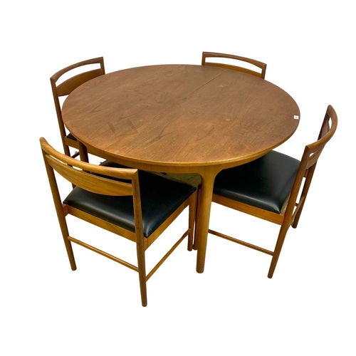 790 - McIntosh teak Mid Century extending table and four chairs