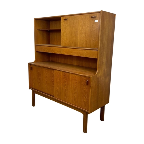 791 - Teak Mid Century highboard by Nathan Furniture. 122cm x 45cm x 141cm