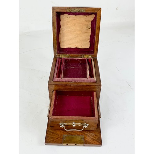 10a - An Edwardian jewellery box