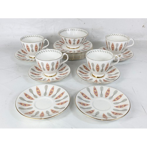 628 - A 17pc Royal Albert Safari tea set