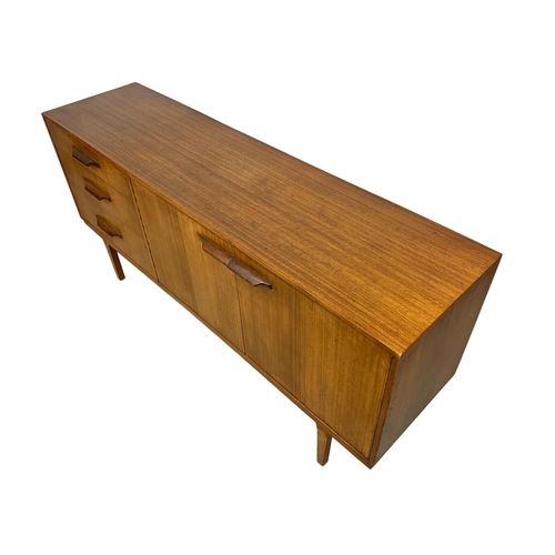 868 - A teak mid century sideboard, 167cm x 43cm x 79cm